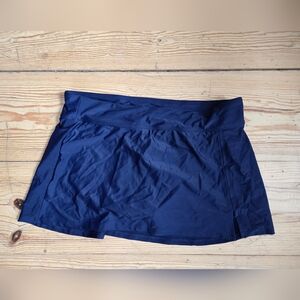 Christina Navy Swim Skirt Bottom Size 12 NWOT